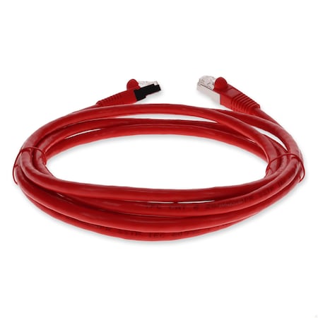 Add-On 1FT RJ-45 MALE TO RJ-45 MALE SHIELDED STRAIGHT RED CAT6 STP COPPER PVC ADD-1FCAT6S-RD